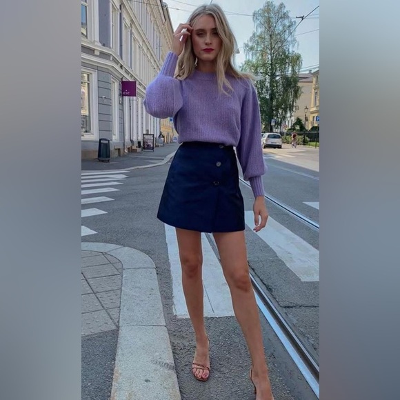 Baum und Pferdgarten Cortney Alpaca Wool Balloon Sleeve Sweater in Creme Melange - Picture 13 of 13